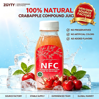 Baleng-Crabapple Bloesemsap Zonder Suiker Zonder Vet Zonder Kleurstoffen Zonder Aroma's 230g*8 Verpakte Flesjes Doos