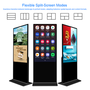 32/43/49/55/65 inch bán buôn tùy chỉnh 4K màn hình cảm ứng màn hình tương tác kiosk trong nhà sàn đứng Totem <span class=keywords><strong>LCD</strong></span> quảng cáo hiển thị - Product Image 5