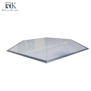 Portable Event Dance Floor Easy Installation Dance Floor Mobile Dance Flooring with Aluminum Edges - Product Image 1