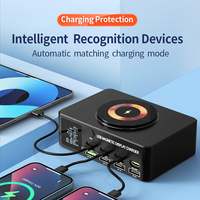 Cargador Inalámbrico de Alta Velocidad de 140w Compatible con Qc3.0 Pd para Teléfonos, Cámaras, Computadoras Portátiles y Herramientas Eléctricas