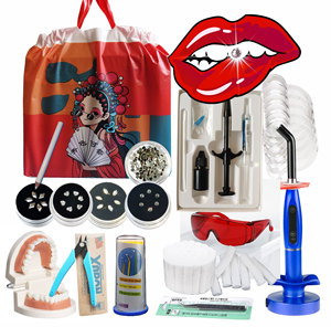 Best Price Tooth Gem Kit Crystal Gems Light Cure Professional Tooth Gem Adhesive Kit Teeth Whitening - Product Image 1