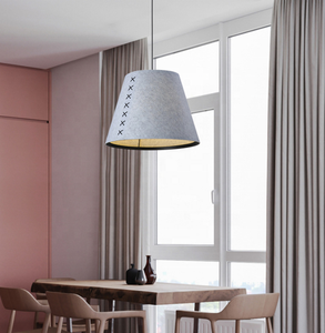 Lampe suspendue en feutre absorbant le son décorative, plusieurs couleurs, intérieurs personnalisés, luminaire suspendu en feutre de laine pour bureau commercial - Product Image 4