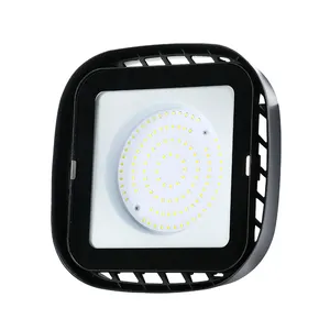 Led haute baie lumières industrie entrepôt led UFO haute lumens 100W 150W 200W Carré IP65 Industriel