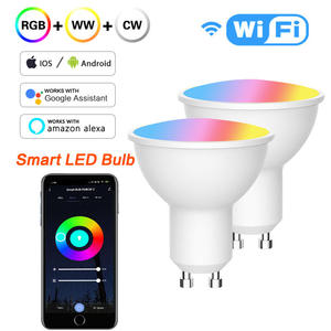 Bombilla LED inteligente <span class=keywords><strong>GU10</strong></span> RGB 2700-6500K 5W Wifi Tuya, Control de foco, Compatible con <span class=keywords><strong>Smart</strong></span> <span class=keywords><strong>Life</strong></span> APP Google Home Alexa, para el hogar y la vida en general, a la venta, a la venta - Product Image 2