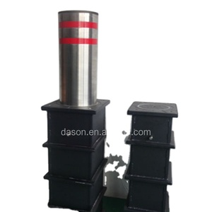 Bolardo Hidráulico Automático Elevable |   Bloqueador de Carreteras de Control Remoto de Alta Resistencia |   Barrera de Seguridad Retráctil de Acero Inoxidable - Product Image 1