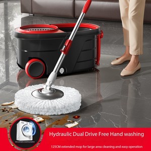 Ma Thuật Lười Biếng Người Xoay Lau Với 360 Độ Xoay Đầu Làm Sạch Thép Không Gỉ Xô Đặt Không Cần Cho Rửa Tay - Product Image 5