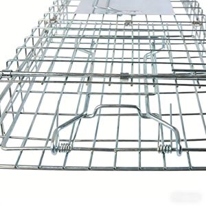Piège à <span class=keywords><strong>souris</strong></span>, rats et écureuils 60x21x18cm - Cage de capture vivante sécurisée tout en acier pour appartements, maisons et lutte antiparasitaire - Product Image 3