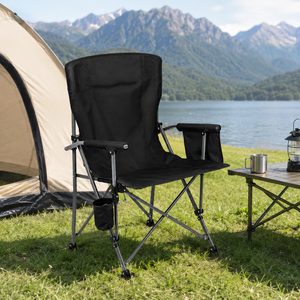 Silla Plegable para Camping con Reposabrazos, Apta para Uso en Exteriores - Product Image 2