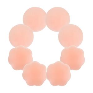 Cache-tétons réutilisables invisibles push-up, soutien-gorge sans bretelles, autocollants en silicone en forme de lapin pour les mamelons - Product Image 4