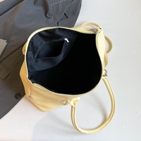 Sac fourre-tout convertible tendance et élégant pour femme, grande capacité, décontracté, simple, texture grain de litchi, fermeture éclair, porté épaule