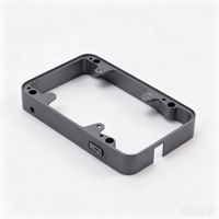Cadre en aluminium usiné CNC de précision, boîtier d'équipement électronique sur mesure avec anodisation, pièces usinées CNC en alliage d'aluminium