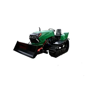 Goedkope Agrarische Mini Crawler Tractor Multifunctionele Diesel 50HP Tractor