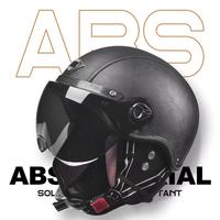 Casque Moto Demi-Face Universel en ABS AD Factory, Vente Chaude, Utilisation Quatre Saisons, Doublure Coton, Vente en Gros