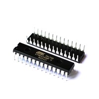 Microcontrolador AVR 32K de 8 bits, DIP28 en línea, nuevo, original, importado, con memoria flash, en línea