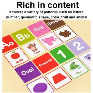 ชุดแฟลชการ์ด<span class=keywords><strong>สอง</strong></span>ด้าน60ชิ้นตัวอักษร<span class=keywords><strong>ภาษา</strong></span>อังกฤษตัวเลข<span class=keywords><strong>รูป</strong></span>ทรงเรขาคณิตสีเรียนรู้บัตรสำหรับเด็กวัยหัดเดิน - Product Image 4