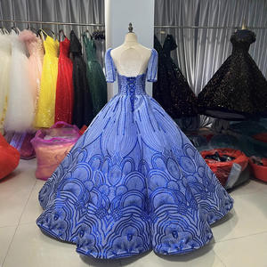 <span class=keywords><strong>Robe</strong></span> <span class=keywords><strong>de</strong></span> <span class=keywords><strong>mariée</strong></span> européenne et américaine élégante à col en V, jupe tutu <span class=keywords><strong>de</strong></span> performance, transfrontalière, 2025, avec traîne chapelle pour adultes - Product Image 5