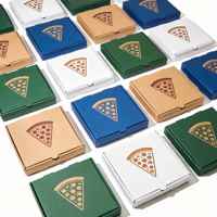 Boîtes à pizza en carton ondulé personnalisées, format d'impression sur mesure, prix abordable, boîte d'emballage pour pizza