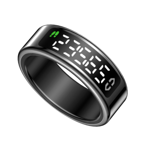 Halka 5 APP kontrol GPS kalp hızı izci IP68 su geçirmez uzun dayanıklılık ömrü manyetik dijital alaşım akıllı yüzük - Product Image 1