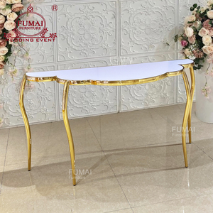 Nueva mesa de comedor de salón de hotel de forma irregular, mesa de banquete de Evento de boda para recepción y fiesta - Product Image 6
