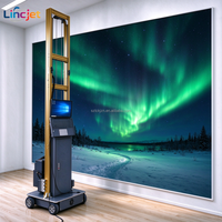 Mesin Cetak Mural UV Mobile Baru LINCJET LC-A2 DX7 Otomatis Kecepatan Tinggi Portabel untuk Penggunaan Bisnis Profesional