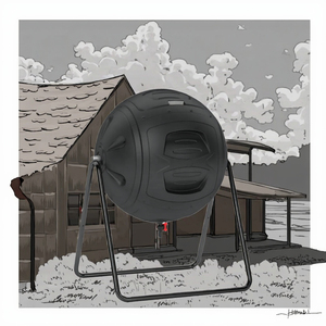 ถังหมักปุ๋ยอินทรีย์คุณภาพสูง Winslow & Ross ขนาด 35 แกลลอน ผลิตจากพลาสติกรีไซเคิล สำหรับอุปกรณ์ทำสวน - Product Image 3