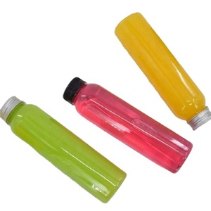 Wholesale 8oz 12oz 16oz clear Food Grade Pet square Beverage <b>Plastic</b> Juice and Water Bottle With <b>Cap</b> - Product Image 4