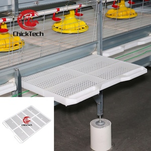 Nouveau Sol à Lattes en Plastique PP Blanc Haute Résistance, Durable, Facile à Nettoyer, Longue Durée <span class=keywords><strong>de</strong></span> Vie, Garantie 2 Ans, pour Poulailler Automatique - Product Image 1