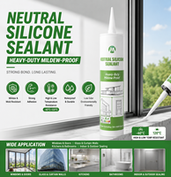 Scellant en silicone neutre multi-usages, excellente adhérence, scellant élastique pour joints, pour l'étanchéité des façades, des fenêtres et des substrats métalliques