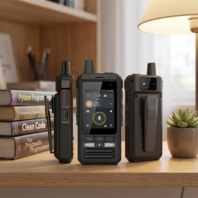 Anysecu W8 Android 8.1 POC Radio Long Distance Walkie Talkie 4G Smartphone Support Zello/Real PTT/Global PTT