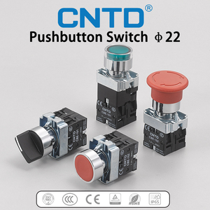 CNTD CXB2-BL8325 IP65 22mm on off đôi nhựa tạm thời đẩy nút chuyển đổi điện bắt đầu Dừng tự đặt lại phẳng - Product Image 2