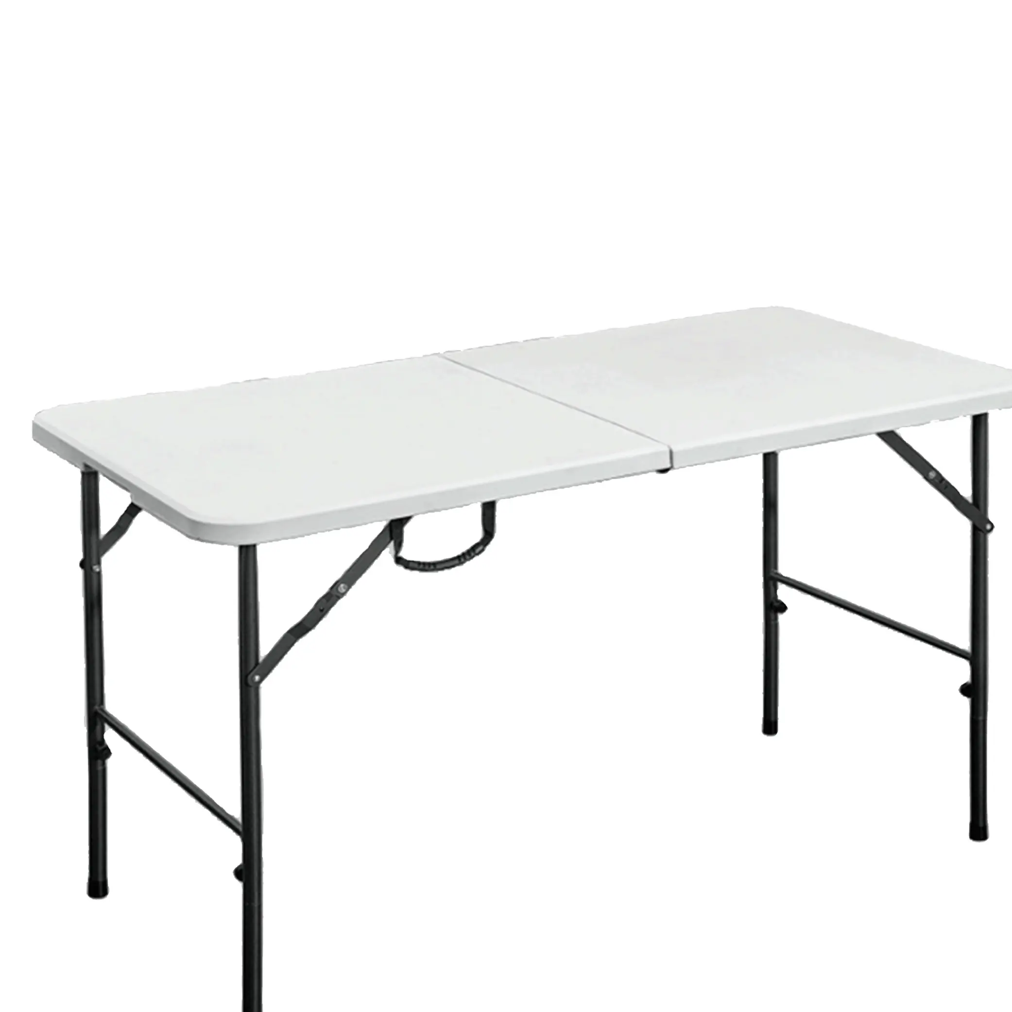 4' coup moule table pliante moins cher en plein air table en plastique pliante de haute qualité à vendre