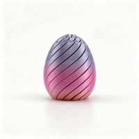 Boredom Buster for Workspace Twisty Fidget Egg Eco-Friendly PLA Smooth Spiral Twist Top Rated Gift Decoration