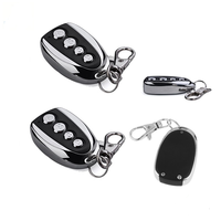 Télécommande sans fil 315/433 MHz en métal à 4 boutons pour porte de garage, code roulant, clonage, code fixe, apprentissage du code pour portail et porte de garage