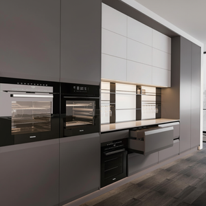 Tiroir coulissant multifonctionnel moderne et minimaliste en acier inoxydable pour armoire de <span class=keywords><strong>cuisine</strong></span>, résistant aux rayures, pour îlot de <span class=keywords><strong>cuisine</strong></span> <span class=keywords><strong>haut</strong></span>, idéal pour appartement - Product Image 5