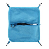 Sac de rangement pour planche à pagaie en maille PVC, organisateur de rangement pour SUP, 3 poches élastiques, fermeture à glissière, accessoire unisexe pour kayak et canoë