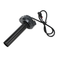 KYZ CNC Schwarz Geschleudertes Aluminium-Lenkergriff-Set für Sur-Ron S X Motorrad, E-Bike, Dirt Bike, Offroad-Teile-Kit