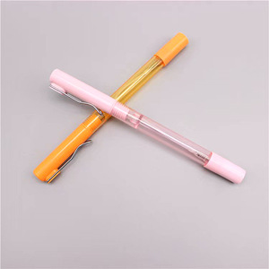 XH модель 1168 индивидуальные студенческие канцелярские принадлежности 0,5 мм гелевые ручки черные Углеродные чернила на водной основе фирменные ручки - Product Image 4