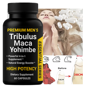 Agrandador masculino Espesar Mayor crecimiento Ashwagandha Ampliación de la raíz 60 cápsulas Cápsulas de mejora masculina para hombres - Product Image 4