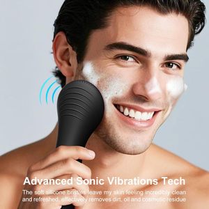 2025 recién llegado dispositivo para el cuidado de la piel impermeable suave silicona cepillo de lavado de cara masajeador Facial cepillo de limpieza eléctrico - Product Image 5