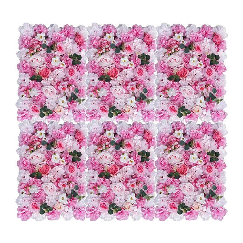 Pulgadas 3d para decoração de festas, flores artificiais pared de flores, 6 peças, 24x16, desenhos