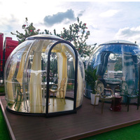 Dôme Igloo préfabriqué moderne pour hôtel, boutique, restauration et entrepôt – Tente bulle transparente d'extérieur à installation facile