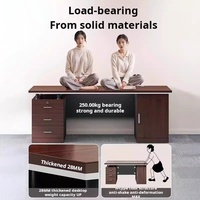Meubles de bureau modulaires modernes, postes de travail durables en panneaux mélaminés, bureaux multi-postes, bureaux pour personnel, prix de gros, immeuble de bureaux