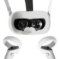 Étui de protection pour masque oculaire en silicone souple Dble pour accessoires Meta/Oculus Quest2 VR