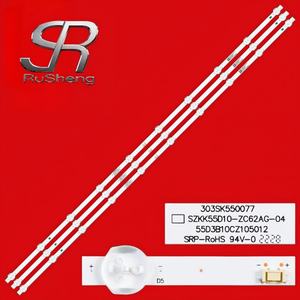 Tira de Retroiluminación LED para TV Konka LED55K520 Original Nueva, N.° 3154, SZKK55D10-ZC62AG-04 303SK550077 - Product Image 2