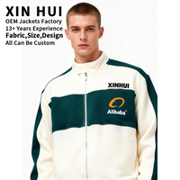 Vestes en jean pour hommes de haute qualité personnalisées pour l'automne, avec logo sur le devant, logo personnalisé, vente en gros d'usine, vestes en jean en nylon
