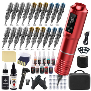 Hot Style <b>Tattoo</b> Machine <b>Kit</b> Complete Set with Needles and Ink for Body Art Professional <b>Tattoo</b> Equipment Supply - Product Image 3