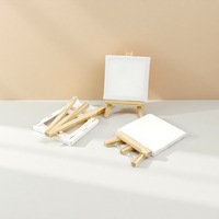 Vente en gros de toile d'art en lin personnalisable en bois tendu blanc pour la personnalisation de la taille pour la peinture sur coton personnalisée