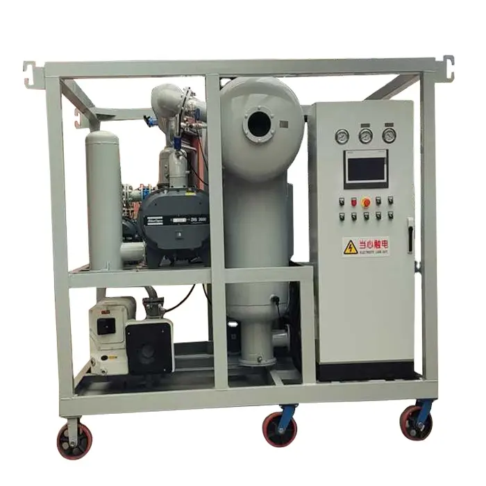 Transformador de alto vacío de doble etapa, purificador de aceite, equipo, sistema de filtración/máquina filtrante de aceite dieléctrico usado