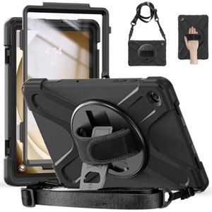 Funda de Silicona Resistente a Golpes para Tablet Samsung Galaxy Tab A9 Plus 11 Pulgadas SM-X210 X215, con Soporte Giratorio y Correa para el Hombro - Product Image 1
