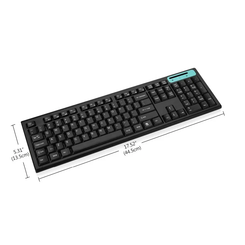SMK-55350AG SQT Entry Level 2.4GHz Slim Wireless Keyboard and Mouse Combo Hottest Selling Laptop Accessory